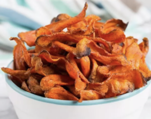 Healthy-Baked-Carrot-Chips