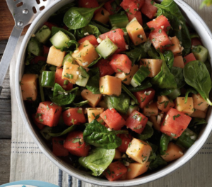 watermelon-spinach-salad