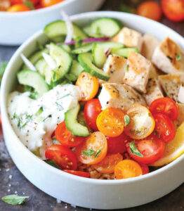 Greek Chicken Meal Prep Bowls