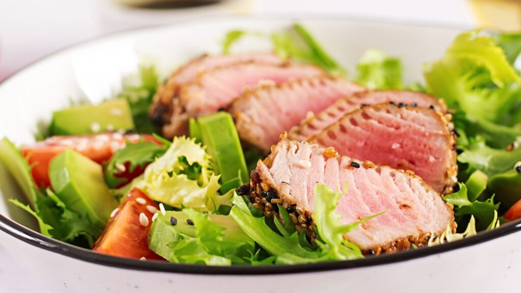 Grilled Sesame Tuna Steak