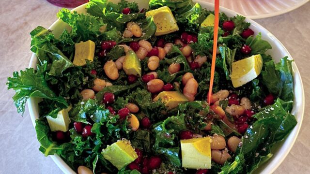 Pom and Kale Salad